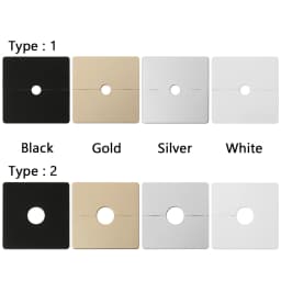 86Type ABS Wall Wire Hole Cover Air-conditioning Dust Pipe Plug Reserved Drill Hole Panel Decor Office Desk Hole Cap Hardware