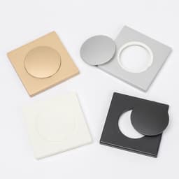 86Type ABS Wall Wire Hole Cover Air-conditioning Dust Pipe Plug Reserved Drill Hole Panel Decor Office Desk Hole Cap Hardware