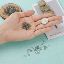 100pcs Stainless Steel Open Jump Rings Round 0.8mm Thick Connector Rings for DJY Necklace Bracelet Jewelry Making