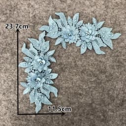 Colorful styles of women's clothing 3D three-dimensional flower decoration ABC pearl rhinestones DIY craft supplies accessories
