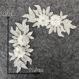 Colorful styles of women's clothing 3D three-dimensional flower decoration ABC pearl rhinestones DIY craft supplies accessories