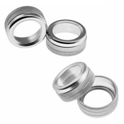 2PCS Car Volume Radio Knob Cover For Macan S Turbo Panamera S 911 Boxste Car Accessories Volume Knob Cover