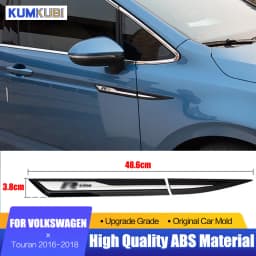 4pcs Car Parts 4 Motion Emblem Original Door Side Emblem Sticker Cover Trim Car Styling Fit For Volkswagen Touran 2016 2017 2018