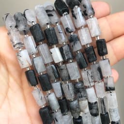 Natural Faceted Tiger Eye Agates Purple Kunzite Quartz Crystal Apatite Stone Beads For Jewelry DIY Making Bracelet Accessories