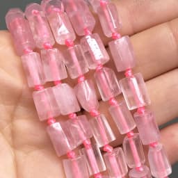 Natural Faceted Tiger Eye Agates Purple Kunzite Quartz Crystal Apatite Stone Beads For Jewelry DIY Making Bracelet Accessories