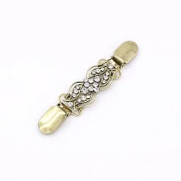 Sweater Cardigan Clip Duck-Mouth Flexible Beaded Pearl Pin Brooch Shawl Shirt Collar Buckles For Clothing Decoration