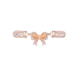 Sweater Cardigan Clip Duck-Mouth Flexible Beaded Pearl Pin Brooch Shawl Shirt Collar Buckles For Clothing Decoration