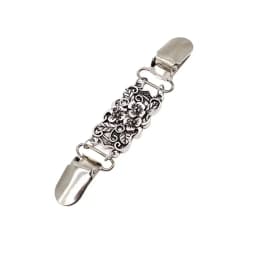Sweater Cardigan Clip Duck-Mouth Flexible Beaded Pearl Pin Brooch Shawl Shirt Collar Buckles For Clothing Decoration