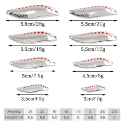 1PCS Metal Spinner Spoon trout Fishing Lure Hard Bait Sequins Noise Paillette Artificial Baits Spinnerbait Fishing Lures Tools