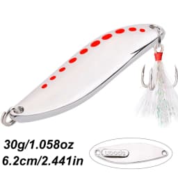 1PCS Metal Spinner Spoon trout Fishing Lure Hard Bait Sequins Noise Paillette Artificial Baits Spinnerbait Fishing Lures Tools