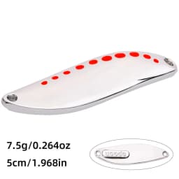1PCS Metal Spinner Spoon trout Fishing Lure Hard Bait Sequins Noise Paillette Artificial Baits Spinnerbait Fishing Lures Tools