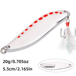 1PCS Metal Spinner Spoon trout Fishing Lure Hard Bait Sequins Noise Paillette Artificial Baits Spinnerbait Fishing Lures Tools