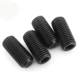 10pcs/lot Headless Cup Point Set Screw M2 M2.5 M3 M4 M5 M6 M8 M10 Carbon Steel Hex Socket Set Screw Hardness 12.9 GRADE