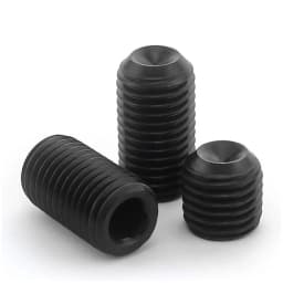 10pcs/lot Headless Cup Point Set Screw M2 M2.5 M3 M4 M5 M6 M8 M10 Carbon Steel Hex Socket Set Screw Hardness 12.9 GRADE
