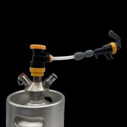 KegLand Picnic/Bronco Party Tap - Duotight Compatible Barb (6.5mm (1/4") Plastic Faucet