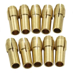 10/20PCS 3.0mm Mini Drill Brass Collet Chuck Adapter Micro Dremel Rotary Tool DIY Accessories For Woodworking
