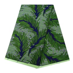 Bintarealwax Wholesale Africa Farbic 2025 Ankara Polyester Sewing Fabric Light Color Material for Women Party Dress FP6390