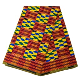 Bintarealwax Wholesale Africa Farbic 2025 Ankara Polyester Sewing Fabric Light Color Material for Women Party Dress FP6390
