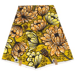 Bintarealwax Wholesale Africa Farbic 2025 Ankara Polyester Sewing Fabric Light Color Material for Women Party Dress FP6390
