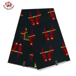 Bintarealwax Wholesale Africa Farbic 2025 Ankara Polyester Sewing Fabric Light Color Material for Women Party Dress FP6390