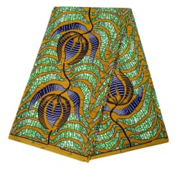 Bintarealwax Wholesale Africa Farbic 2025 Ankara Polyester Sewing Fabric Light Color Material for Women Party Dress FP6390