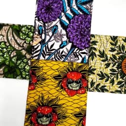 Bintarealwax Wholesale Africa Farbic 2025 Ankara Polyester Sewing Fabric Light Color Material for Women Party Dress FP6390