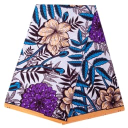 Bintarealwax Wholesale Africa Farbic 2025 Ankara Polyester Sewing Fabric Light Color Material for Women Party Dress FP6390