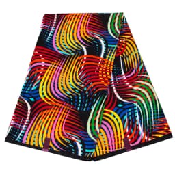 Bintarealwax Wholesale Africa Farbic 2025 Ankara Polyester Sewing Fabric Light Color Material for Women Party Dress FP6390