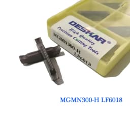 10pcs MGMN300 MGMN400 H T LF6018 DESKAR Blade MGMN Grooving Carbide Inserts CNC Lathe Metal Turning Tool for Stainless Steel