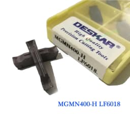 10pcs MGMN300 MGMN400 H T LF6018 DESKAR Blade MGMN Grooving Carbide Inserts CNC Lathe Metal Turning Tool for Stainless Steel