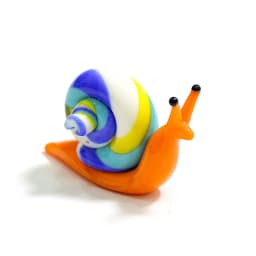 Handmade Murano Glass Snail Miniature Figurines Ornaments Cute Animal Craft Collection Home Tabletop Garden Decor New Year Gifts