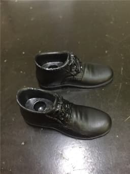 1/6 Male Leather Shoes Model Black Brown High Upper Boots Fit 12" Detachable Feet Action Figure Body Doll