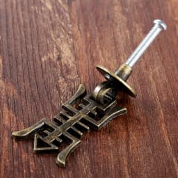4pcs 45*25mm Vintage Pull Knobs Chinese Cabinet Pull Antique Bronze Wood Box Case Handle Jewelry Box Knob Drawer Pull