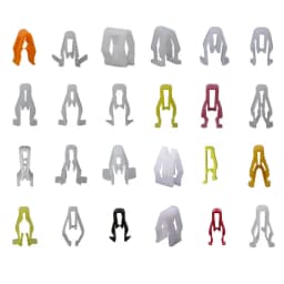 Car U-type Center Console Dashboard Sound Radio CD DVD Navigation Panel Plastic Fasteners Clips Rivet Auto Snap Buckle