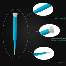 Anti-Static Ceramic Screwdriver Non-Conductive No-Magnetic Soldering Station Calibration Without Induction Adjust Frequency