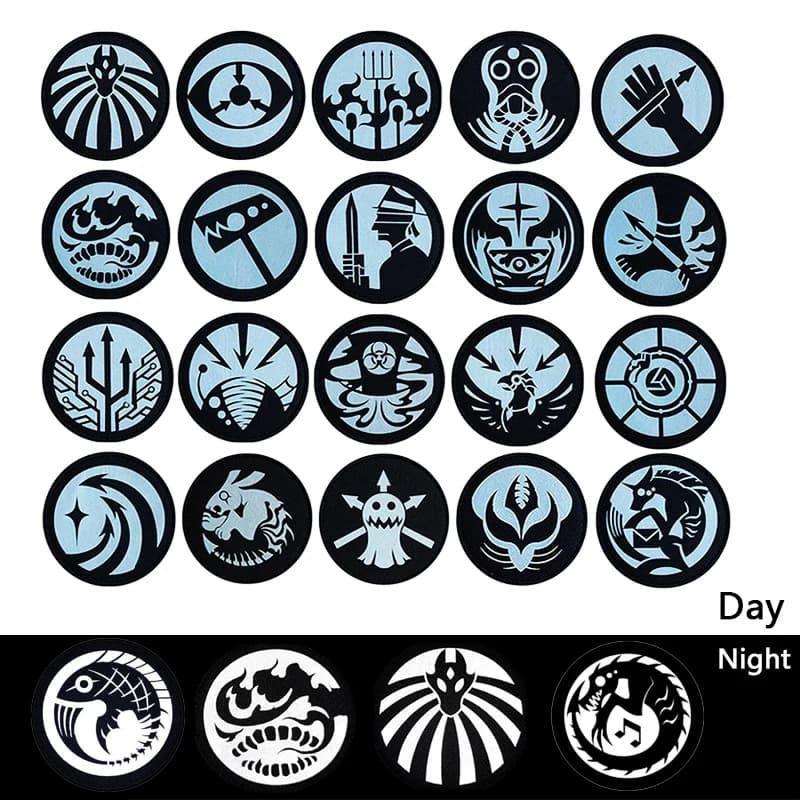 SCP Foundation IR Reflective Luminous Patch Armband Badge Applique Embellishment EDC Accessory Military Tactical Game Patches