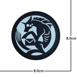 SCP Foundation IR Reflective Luminous Patch Armband Badge Applique Embellishment EDC Accessory Military Tactical Game Patches