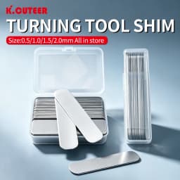 CNC Turning Tool Holder Shim Gasket Spacer Lathe 0.1mm 0.5mm 1.0mm 1.2mm 1.5mm Cutter Machine Tool Accessories