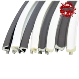 PU Foam Sound Proof Weather Draught Excluder Seal Door Window Gap Insulation V Type Strips for 8 Sizes to Choose