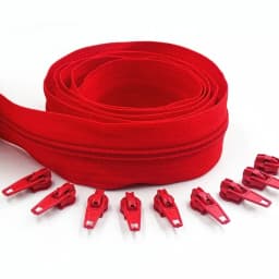 3#10 Meters Zipper By The Yard Nylon Coil Zippers with 20pcs Zipper Slider for Purses, Bags and Other Sewing Projects