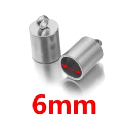 10pcs Lot Stainless Steel Silver Gold Clasps Cords End Caps Cord for Diy Jewelry Making Bracelet Necklace DIY Jewelry Findings