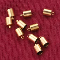 10pcs Lot Stainless Steel Silver Gold Clasps Cords End Caps Cord for Diy Jewelry Making Bracelet Necklace DIY Jewelry Findings