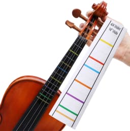 USA Low Tax 1pc 4/4-1/8 Fingerboard Sticker Violin/Viola Pitch Position Sticker No Glue Finger Position Sticker Practice