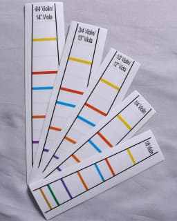 USA Low Tax 1pc 4/4-1/8 Fingerboard Sticker Violin/Viola Pitch Position Sticker No Glue Finger Position Sticker Practice