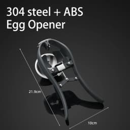 304 Stainless Steel Egg Opener Egg Shell Cutter Kitchen Accessories Egg Stripper Eggshell Separator Gadget