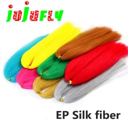 Well Combed EP Silky Fiber Durable Streamers Fly Tying Materials Versatile Soft Fibers & Hairs for Bass Trout Fishing Flies