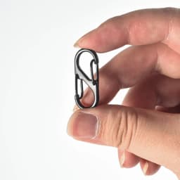 Large Stainless Steel Composite Keyring, 8-Shaped Removable Buckle Key Chain, Quick Hanging Keychain, DIY Combination, Q30