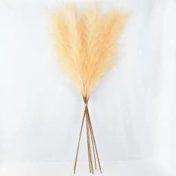 5Pcs Faux Pampas Grass Large 120/100/85cm Flower Bouquet Fake Artificial Pampas Grass Decor Tall Fluffy Stems Living Room Decor