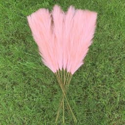 5Pcs Faux Pampas Grass Large 120/100/85cm Flower Bouquet Fake Artificial Pampas Grass Decor Tall Fluffy Stems Living Room Decor