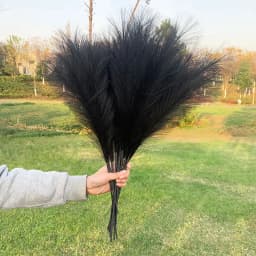 5Pcs Faux Pampas Grass Large 120/100/85cm Flower Bouquet Fake Artificial Pampas Grass Decor Tall Fluffy Stems Living Room Decor